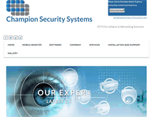 Tablet Screenshot of championsecuritysystem.com